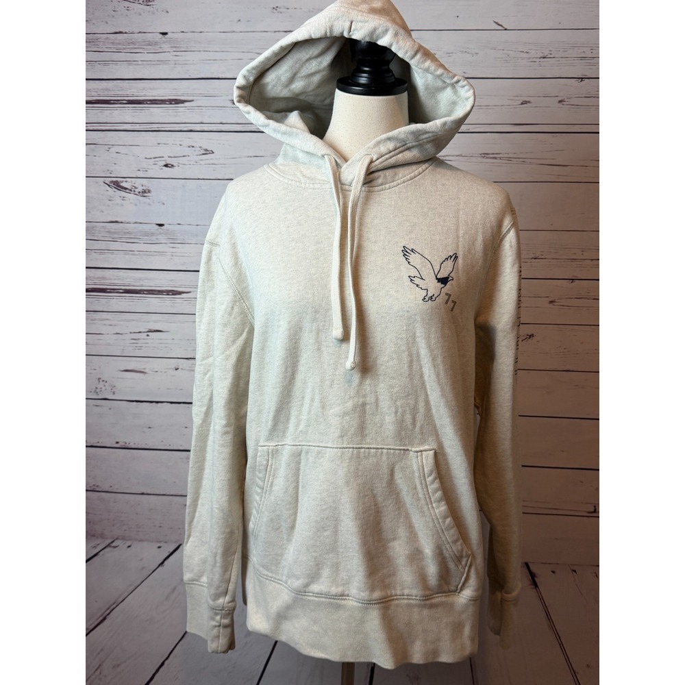 American Eagle Hoodie Sweatshirt Super Soft Medium Mens‎ Pullover Preppy Y2K 90s